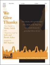 We Give Thanks Handbell sheet music cover